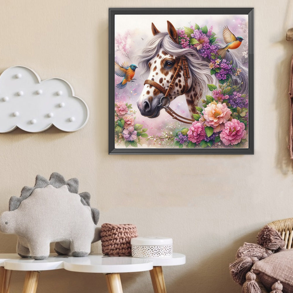 Diamond Painting - Full Round - Horse (40*40CM)