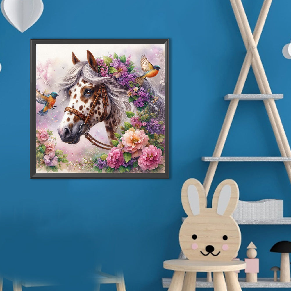 Diamond Painting - Full Round - Horse (40*40CM)