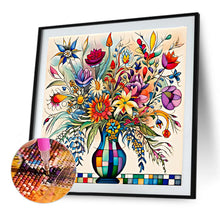 Load image into Gallery viewer, Diamond Painting - Full Round - Abstract Flower (30*30CM)
