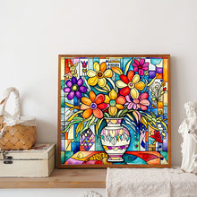 Load image into Gallery viewer, Diamond Painting - Full Round - Abstract Flower (30*30CM)
