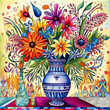 Load image into Gallery viewer, Diamond Painting - Full Round - Abstract Flower (30*30CM)
