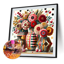 Load image into Gallery viewer, Diamond Painting - Full Round - Abstract Flower (30*30CM)
