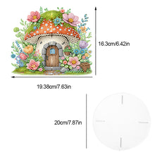 Load image into Gallery viewer, Acrylic Butterfly Round Flower Pot Riser Potted Plant Holder Rack for Home Decor
