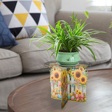 Load image into Gallery viewer, Acrylic Butterfly Round Flower Pot Riser Potted Plant Holder Rack for Home Decor
