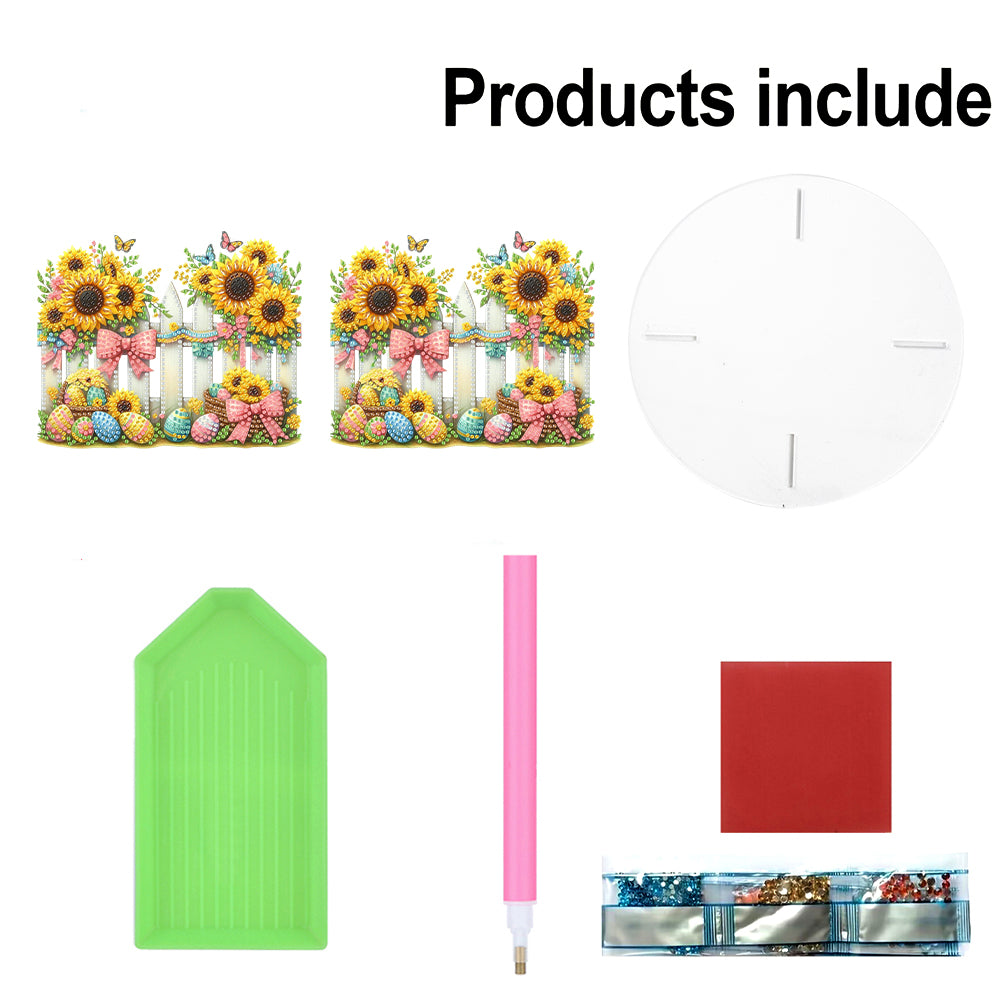Acrylic Butterfly Round Flower Pot Riser Potted Plant Holder Rack for Home Decor