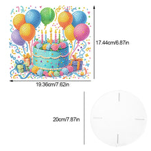 Load image into Gallery viewer, Acrylic Butterfly Round Flower Pot Riser Potted Plant Holder Rack for Home Decor
