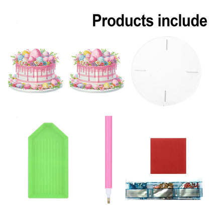 Acrylic Butterfly Round Flower Pot Riser Potted Plant Holder Rack for Home Decor
