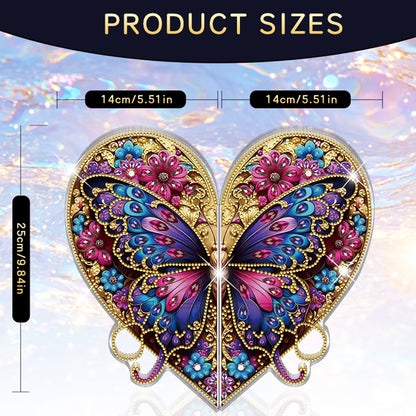 Butterfly Acrylic Diamond Painting Corner Shelf Storage Rack for Room Decoration