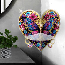 Load image into Gallery viewer, Butterfly Acrylic Diamond Painting Corner Shelf Storage Rack for Room Decoration
