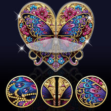 Load image into Gallery viewer, Butterfly Acrylic Diamond Painting Corner Shelf Storage Rack for Room Decoration
