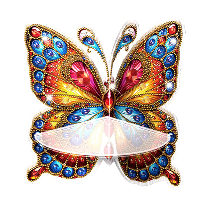 Butterfly Acrylic Diamond Painting Corner Shelf Storage Rack for Room Decoration