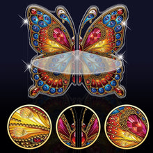 Load image into Gallery viewer, Butterfly Acrylic Diamond Painting Corner Shelf Storage Rack for Room Decoration
