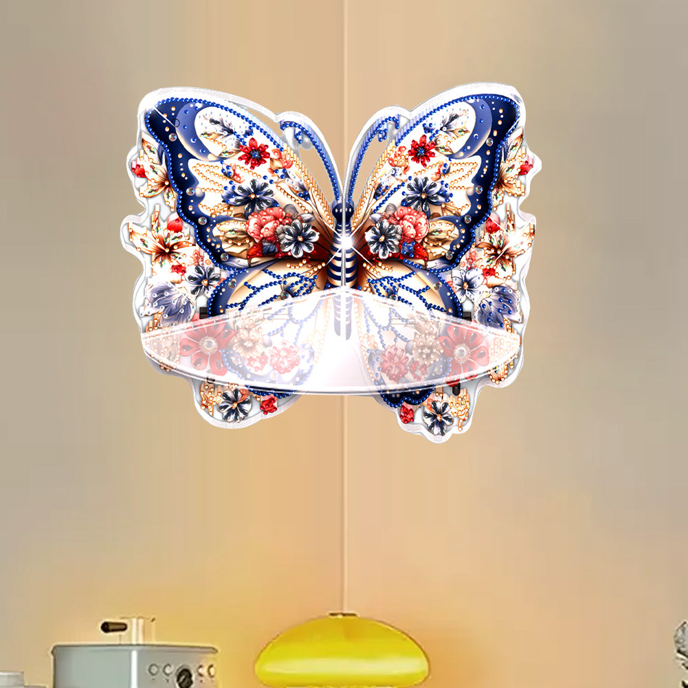 Butterfly Acrylic Diamond Painting Corner Shelf Storage Rack for Room Decoration