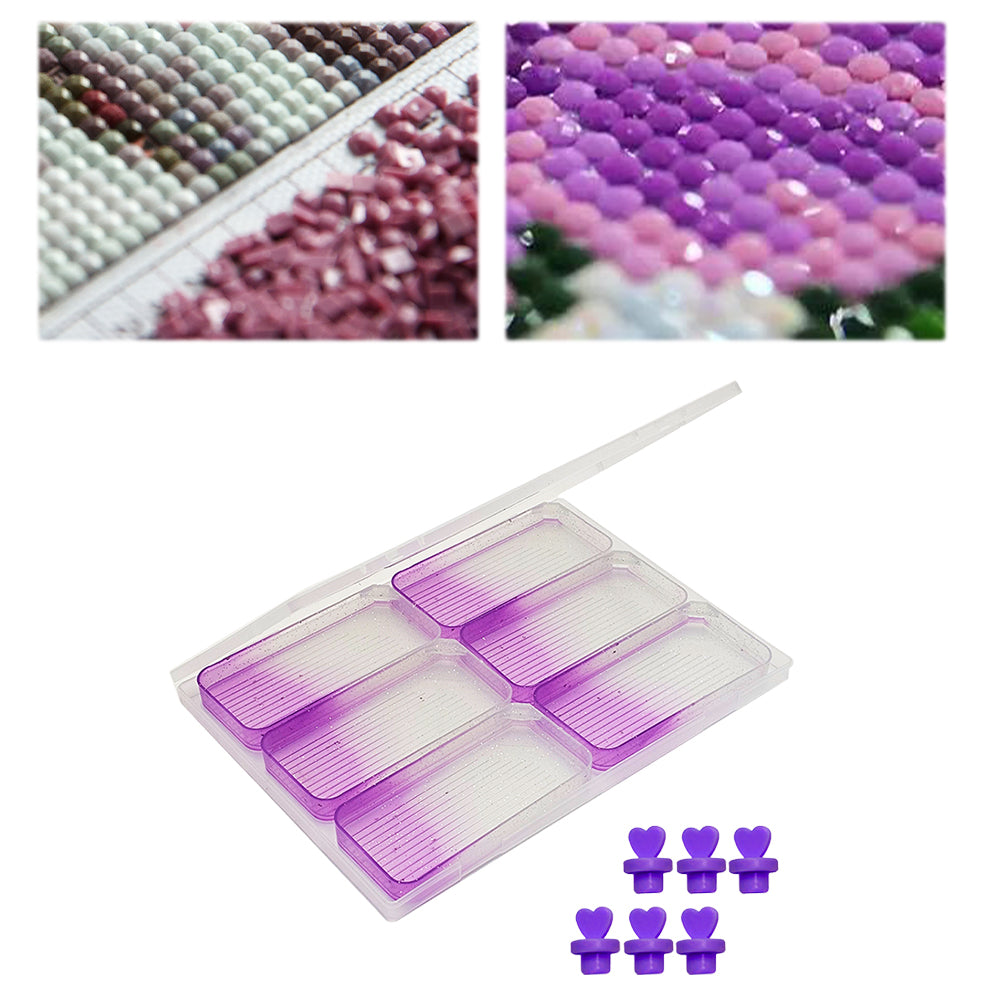 5D DIY Diamond Painting Tray Diamond Painting Beads Sorting Tray for Adults