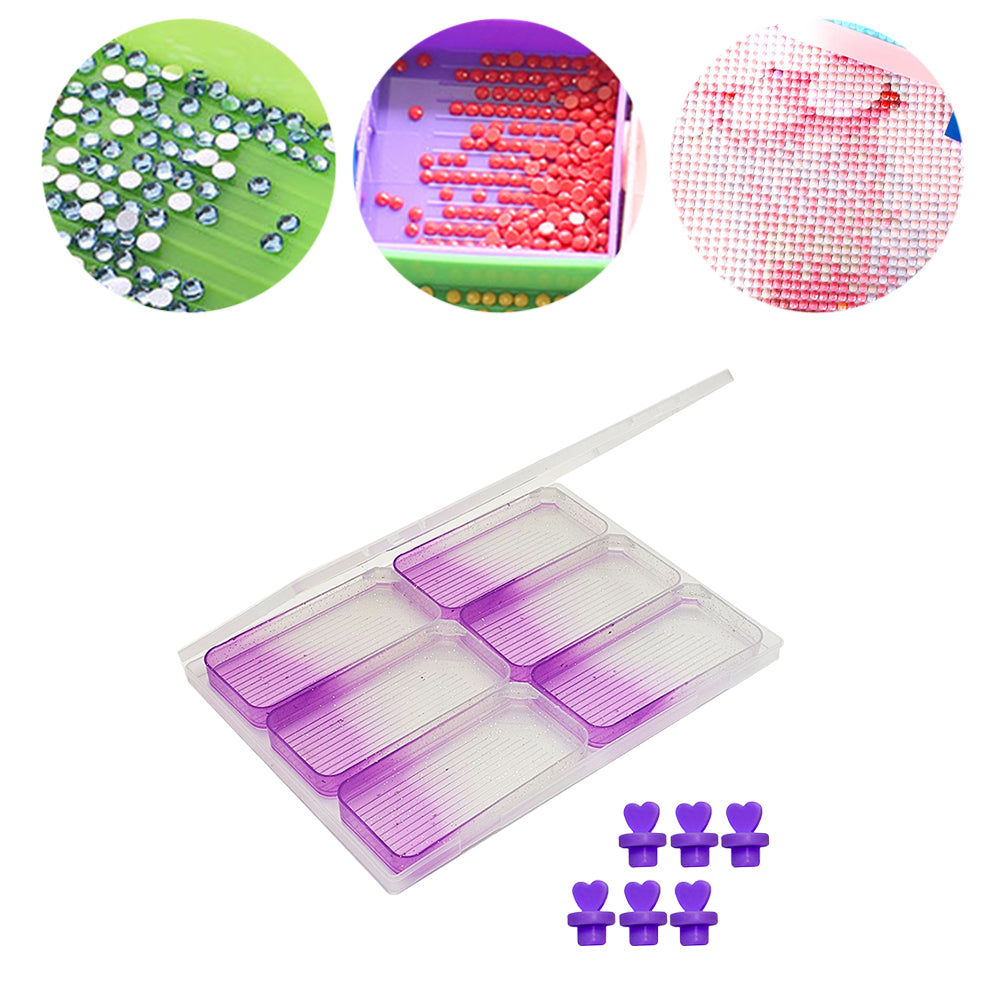 5D DIY Diamond Painting Tray Diamond Painting Beads Sorting Tray for Adults