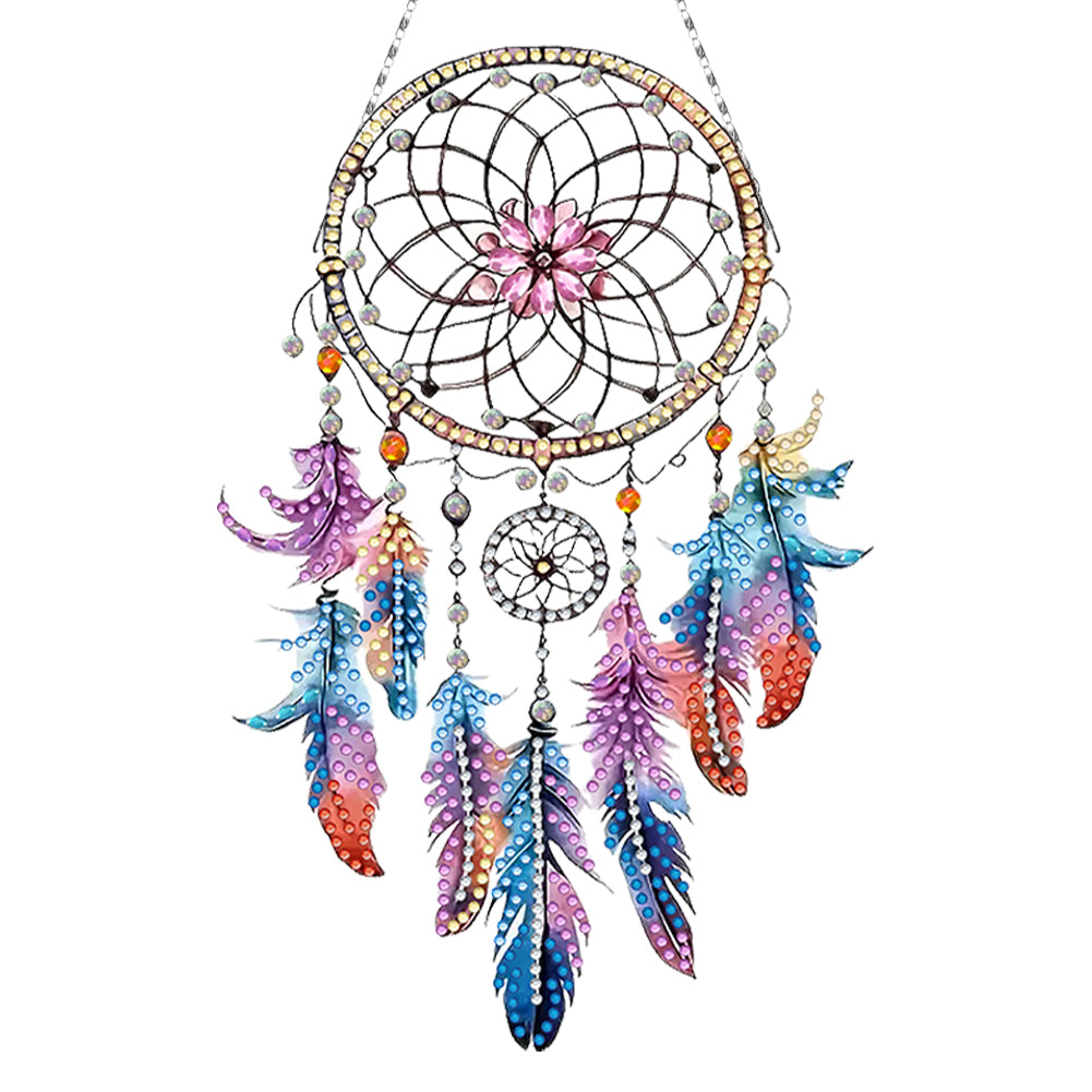 Animal Dream Catcher Diamond Painting Ornaments Diamond Painting Hanging Pendant