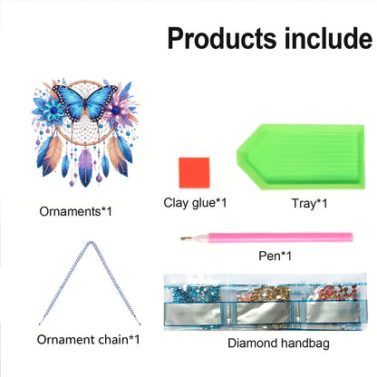 Animal Dream Catcher Diamond Painting Ornaments Diamond Painting Hanging Pendant