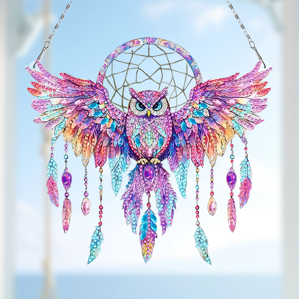 Animal Dream Catcher Diamond Painting Ornaments Diamond Painting Hanging Pendant