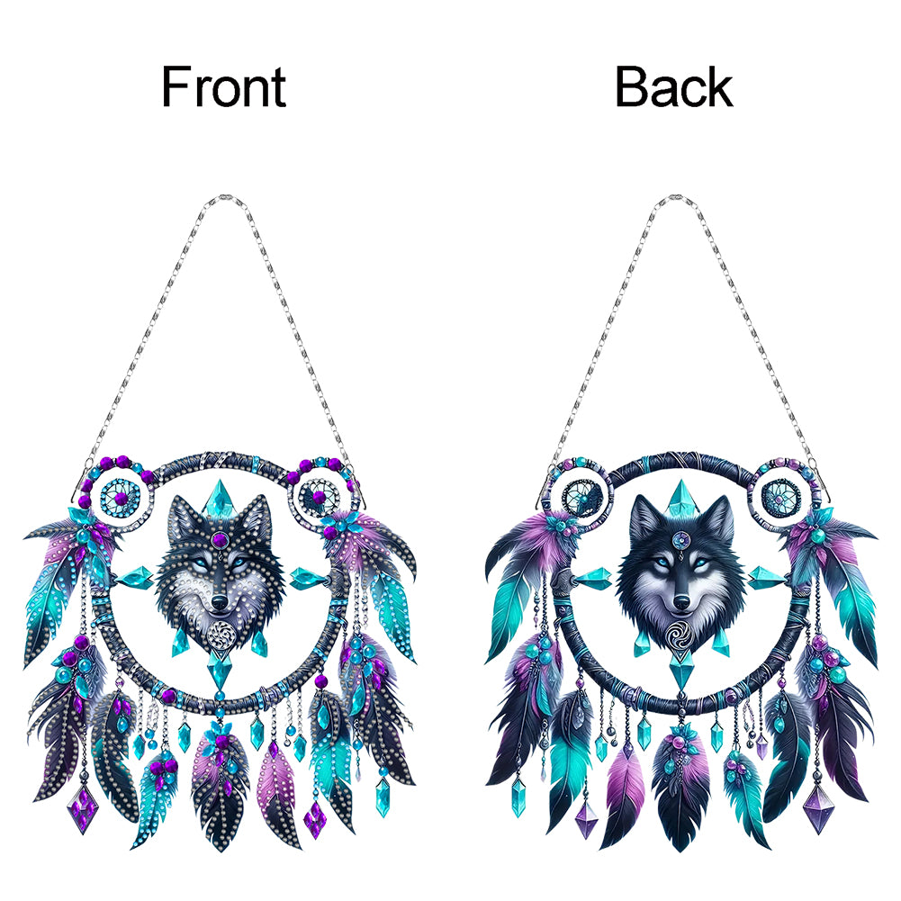 Animal Dream Catcher Diamond Painting Ornaments Diamond Painting Hanging Pendant
