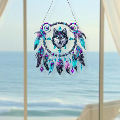 Animal Dream Catcher Diamond Painting Ornaments Diamond Painting Hanging Pendant