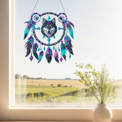 Animal Dream Catcher Diamond Painting Ornaments Diamond Painting Hanging Pendant