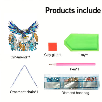 Animal Dream Catcher Diamond Painting Ornaments Diamond Painting Hanging Pendant