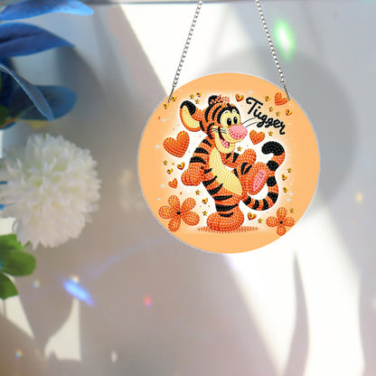 Acrylic Special Shape Bounce Bear Rhinestone Diamond Art Pendants for Art Crafts