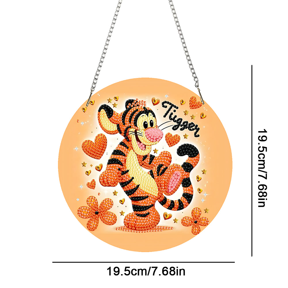 Acrylic Special Shape Bounce Bear Rhinestone Diamond Art Pendants for Art Crafts