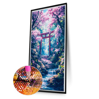 Diamond Painting - Full Square - Japanese Shrine (40*70CM)