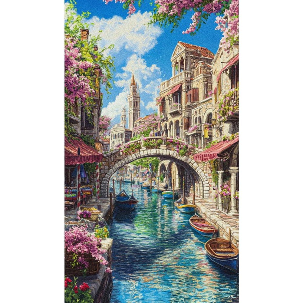 Diamond Painting - Full Square - Venice Water Town (40*70CM)