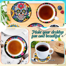 Load image into Gallery viewer, 8 Pcs Diamond Art Coasters DIY Diamond Painting Coasters Kits Art Craft Supplies
