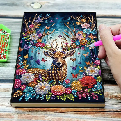 Special Shaped Girl Diamond Painting Diary Book for Birthdays Or Christmas Gifts