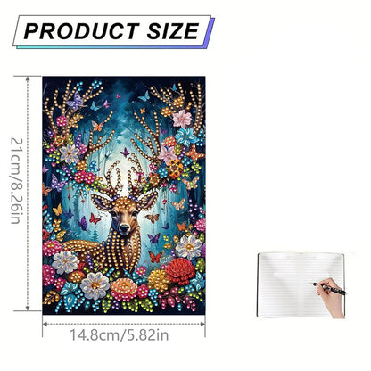 Special Shaped Girl Diamond Painting Diary Book for Birthdays Or Christmas Gifts