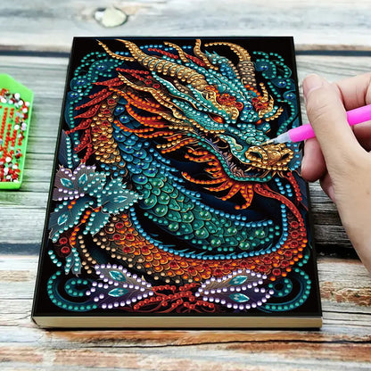 Special Shaped Girl Diamond Painting Diary Book for Birthdays Or Christmas Gifts