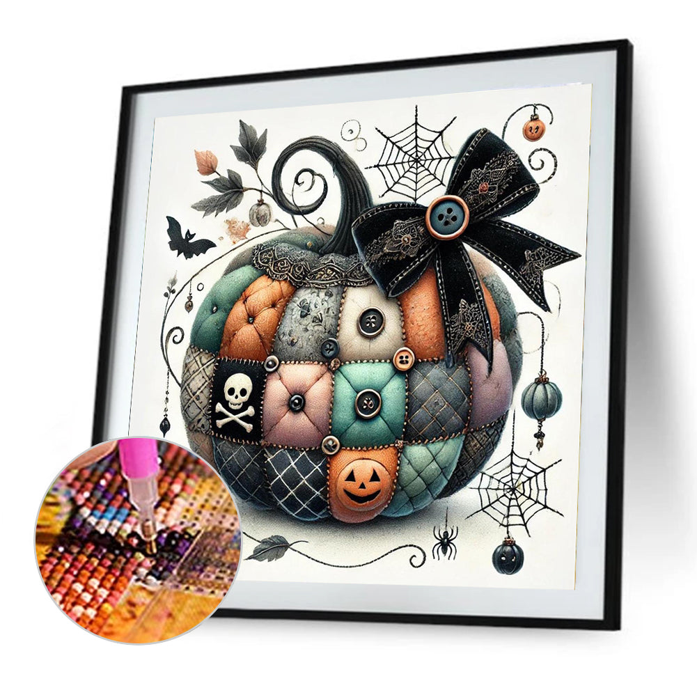 Diamond Painting - Full Round - Colorful Pumpkin (40*40CM)