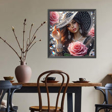 Load image into Gallery viewer, Diamond Painting - Full Round - Noblewoman (40*40CM)
