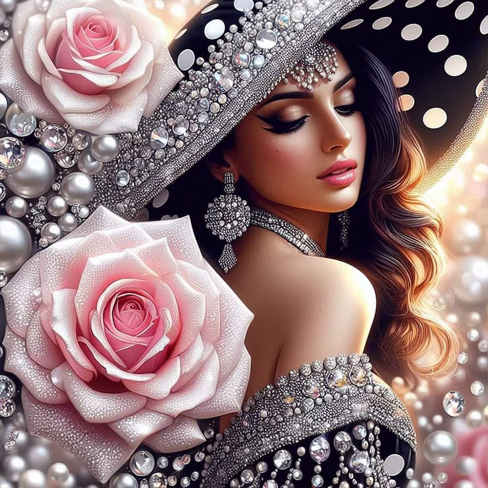 Diamond Painting - Full Round - Noblewoman (40*40CM)