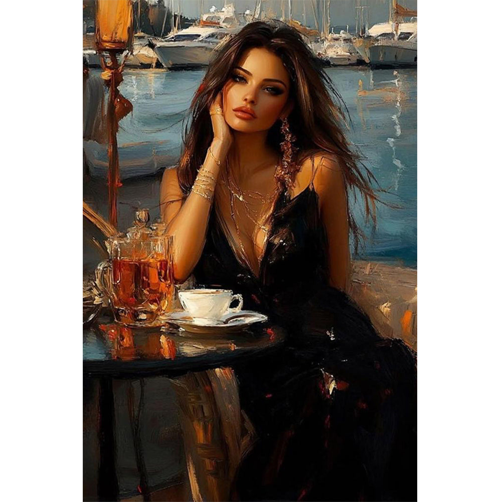 Diamond Painting - Full Round - Elegant Woman (40*60CM)