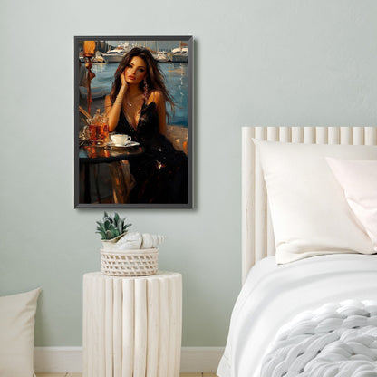 Diamond Painting - Full Round - Elegant Woman (40*60CM)