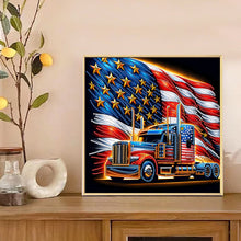 Load image into Gallery viewer, Diamond Painting - Partial Special Shaped - Independence Day With American Flag (30*30CM)
