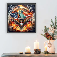 Load image into Gallery viewer, Diamond Painting - Partial Special Shaped - Independence Day With American Flag (30*30CM)
