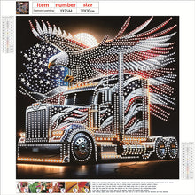 Load image into Gallery viewer, Diamond Painting - Partial Special Shaped - Independence Day With American Flag (30*30CM)
