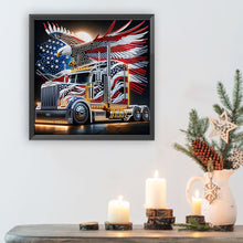 Load image into Gallery viewer, Diamond Painting - Partial Special Shaped - Independence Day With American Flag (30*30CM)
