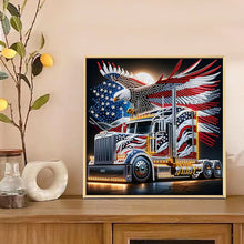 Load image into Gallery viewer, Diamond Painting - Partial Special Shaped - Independence Day With American Flag (30*30CM)
