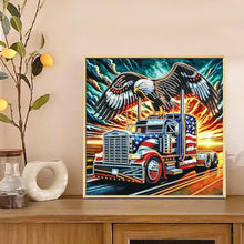 Load image into Gallery viewer, Diamond Painting - Partial Special Shaped - Independence Day With American Flag (30*30CM)
