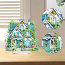 Load image into Gallery viewer, Flower House Acrylic Diamond Painting Tabletop Ornaments Kit for Adults Beginner

