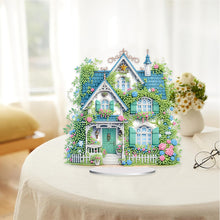 Load image into Gallery viewer, Flower House Acrylic Diamond Painting Tabletop Ornaments Kit for Adults Beginner
