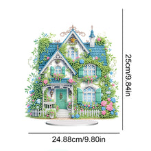 Load image into Gallery viewer, Flower House Acrylic Diamond Painting Tabletop Ornaments Kit for Adults Beginner
