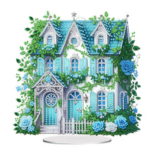 Load image into Gallery viewer, Flower House Acrylic Diamond Painting Tabletop Ornaments Kit for Adults Beginner
