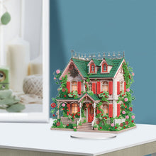 Load image into Gallery viewer, Flower House Acrylic Diamond Painting Tabletop Ornaments Kit for Adults Beginner
